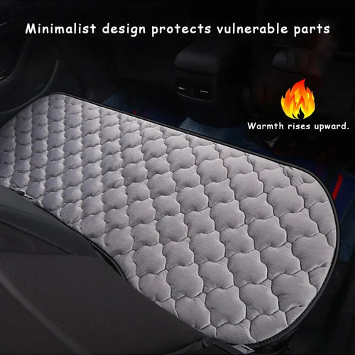 Winter Warm Car Seat Cover Cushion – Universal Breathable SUV Auto Interior Seat Protector for Front & Rear